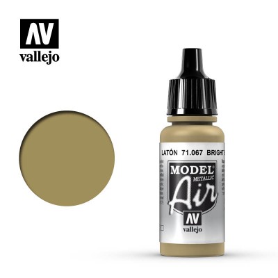 BRIGHT BRASS ( Metallic ) - MODEL AIR 17ml - VALLEJO 71.067